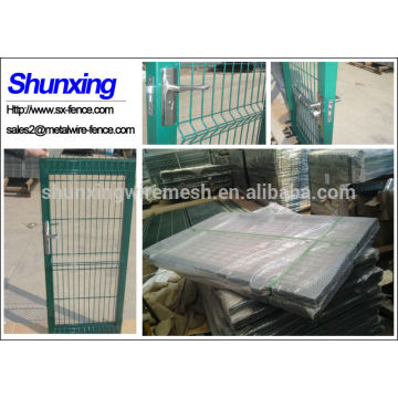 Business area enclosure wire mesh fence gate